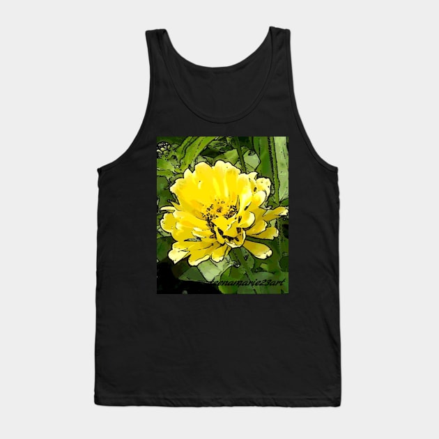 Flower Tank Top by teenamarie23art